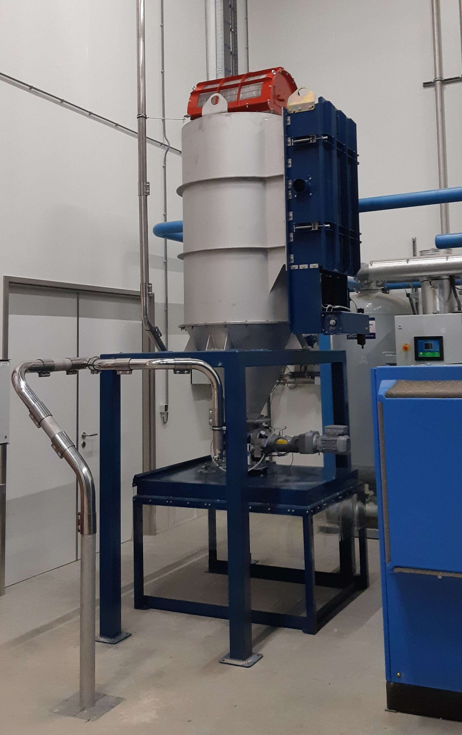 Centrale stofzuigsysteem in opbouw